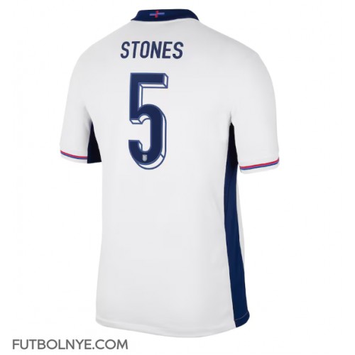 Camiseta Inglaterra John Stones #5 Primera Equipación Eurocopa 2024 manga corta